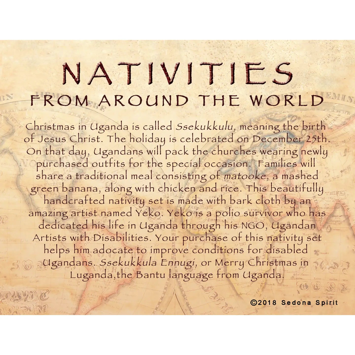 NATIVITIES FROM AROUND THE WORLD UGANDA