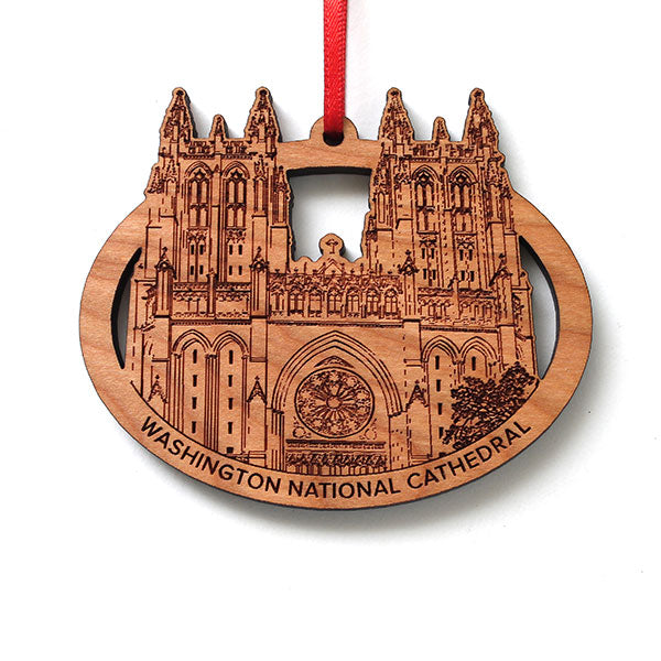 WASHINGTON NATIONAL CATHEDRAL WOOD ORNAMENT