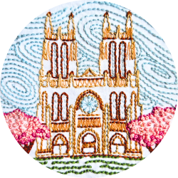 CATHEDRAL EMBROIDERY KIT